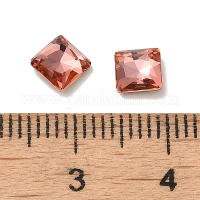 Cabochons de strass en verre&nbsp;RGLA-P037-06A-D262-1
