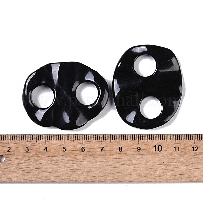 Подвеска из натурального черного драгоценного камня G-Q164-12B-1