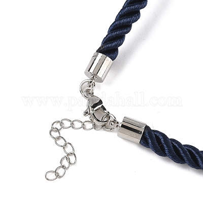 Изготовление ожерелья из нейлонового витого шнура толщиной 5 мм FIND-G096-01P-23-1