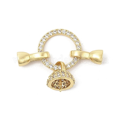 Латунное микропейв KK-U059-17G-1