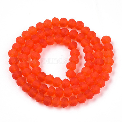 Прозрачные стеклянные бусины EGLA-A034-T6mm-MD03-1