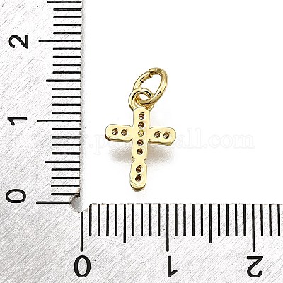 Латунные микро проложить кубического циркония подвески KK-Z100-39G-02-1