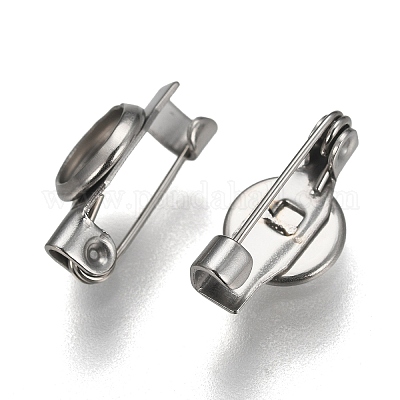 Фурнитура для броши из нержавеющей стали 304 STAS-F191-04P-6mm-1