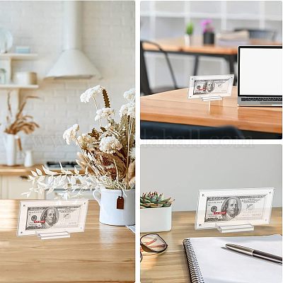 Supporti Acrilici Per Carte - 5 Pezzi Trasparenti, Antiscivolo, 7,5 Cm - Foto 12