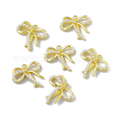 Абс пластмассовые жемчужные подвески PALLOY-I216-10LG-1