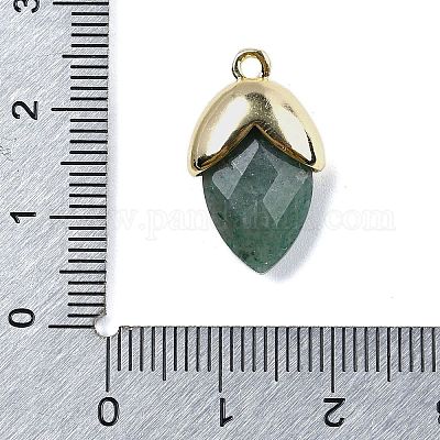 Естественный зеленый авантюрин подвески G-U019-03A-09-1