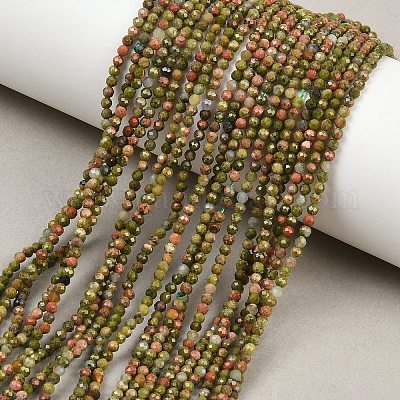 Природные Unakite бисер нитей&nbsp;G-B171-C03-2mm-1