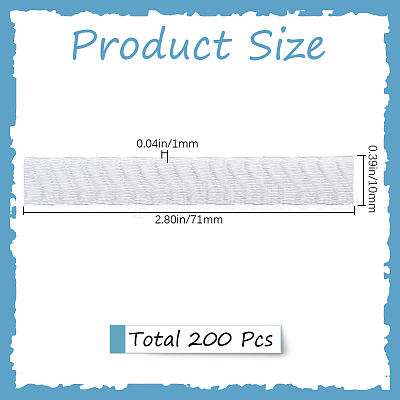 200 шт. PE защитный чехол для кистей для макияжа многоразовый расширяемый сетчатый чехол MRMJ-GF0001-51A-1