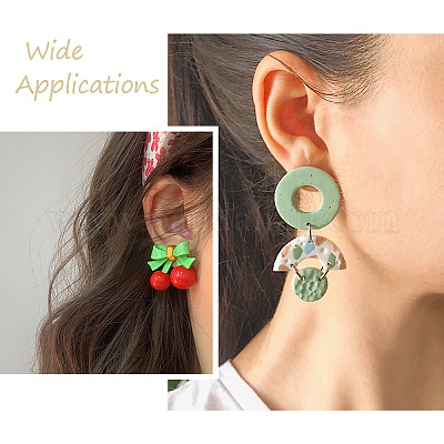 400 шт. фурнитура для сережек-гвоздиков из нержавеющей стали 304 8 размера STAS-CD0001-31-1