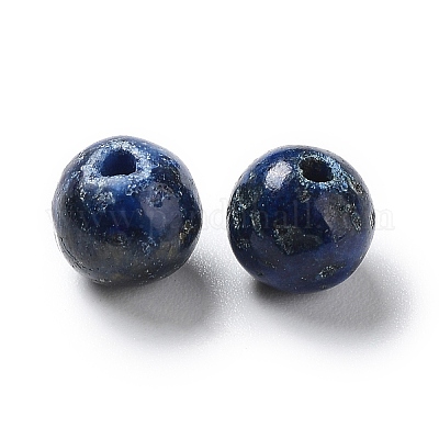 Природный лазурит бисером&nbsp;LS-G-K311-02A-6mm-01-1