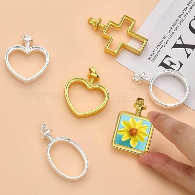 10 шт. подвеска из цинкового сплава в 10 стилях с кабошонами FIND-CA0005-85-1