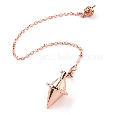 Латунные маятниковые подвески с большими остроконечными конусами KK-H491-06RG-1