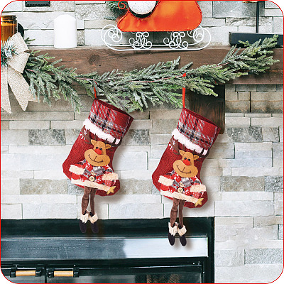 Сумки из нетканого материала на рождественскую тематику ABAG-TAC0001-16A-1