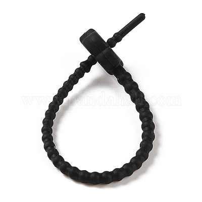 Силиконовые кабельные стяжки в форме цветка AJEW-C034-01E-1