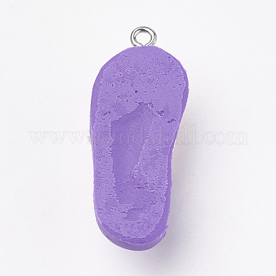 Подвески зайчика из полимерной глины ручной работы CLAY-T012-24-1