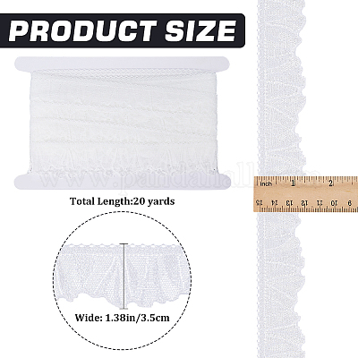 20 ярд полиэстеровых кружевных лент OCOR-GF0003-29A-1