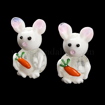 Бусы лэмпворк ручной работы LAMP-A005-02-1