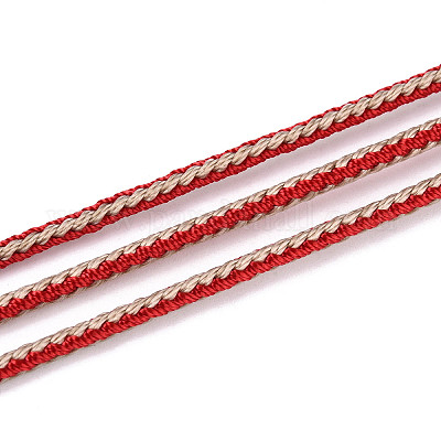 Плетеный шнур из поликоттона длиной 11 м. OCOR-N008-02B-05-1