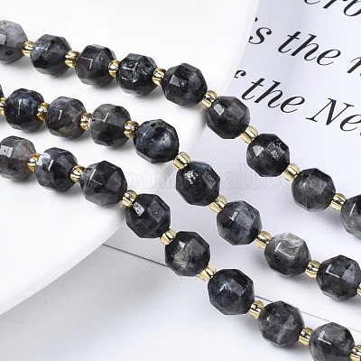 Натуральные нити бус из ларвикита G-N326-100-11-1