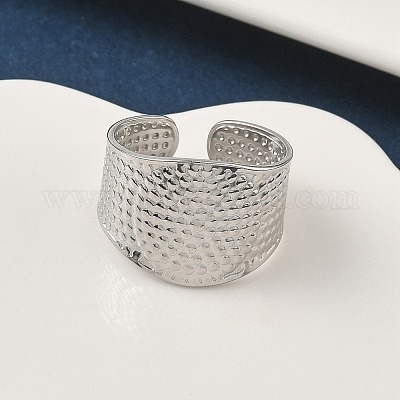 Кольца-манжеты из нержавеющей стали 304 RJEW-A079-01C-P-1