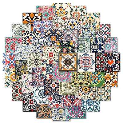 50шт. мультяшная наклейка на плитку STIC-C012-07-1