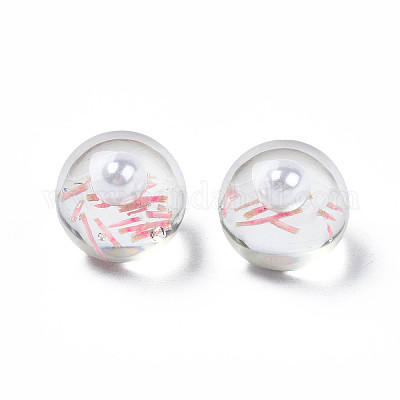 Полупрозрачные акриловые кабошоны TACR-N006-14E-1