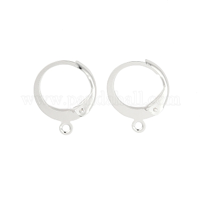 Фурнитура для сережек с застежкой-рычагом из хирургической нержавеющей стали 316L STAS-F075-38S-1