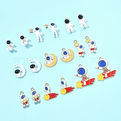 18шт 9 стиля подвески из сплава с эмалью FIND-FS0003-66-1