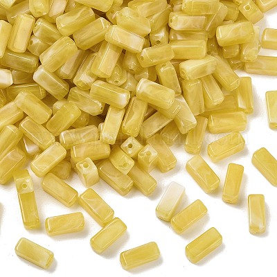 Непрозрачные акриловые бусины MACR-C037-02D-1