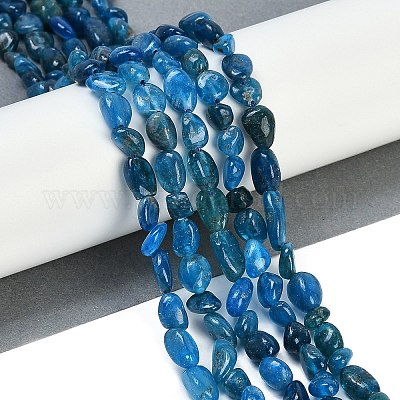 Chapelets de perles en apatite naturelle&nbsp;G-E483-41A-01-1