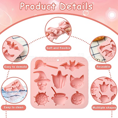 2 шт. силиконовые Молды на тему Хэллоуина&nbsp;ST-CJ0007-99-1