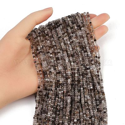 Природный дымчатый кварц нитей бисера G-RM2025-C43-A-1