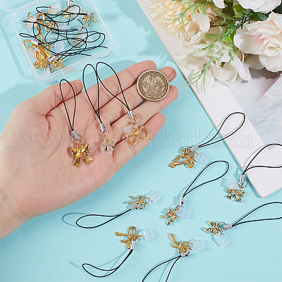 20 шт. 10-х стильных ремешка для мобильного телефона из сплава HJEW-OC00112-1