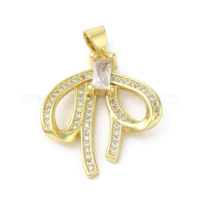 Стойки обшивки латунь микро проложить Циркон подвеску KK-C052-19A-G-1