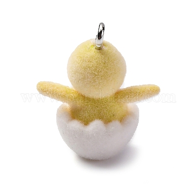 Кулоны из флокированной смолы FIND-S001-14L-1