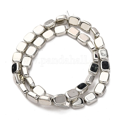 Стеклянные бусины с гальваническим покрытием  EGLA-H109-09D-1