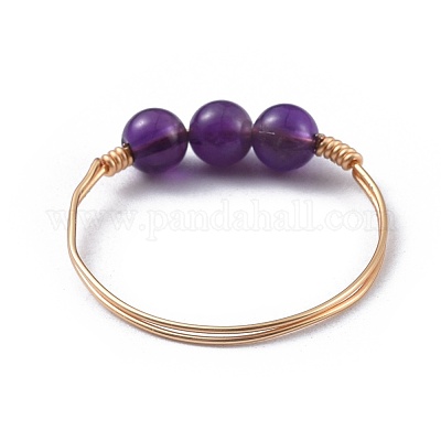 Кольца из натурального драгоценного камня RJEW-JR00275-M-1