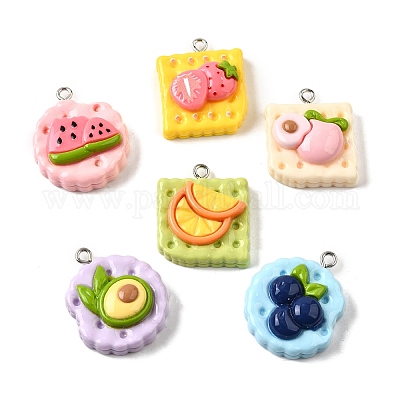 Подвески из непрозрачной смолы CRES-D307-01P-1