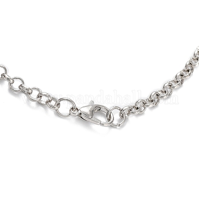 Латунь подвесные ожерелья NJEW-P299-A07-P-1