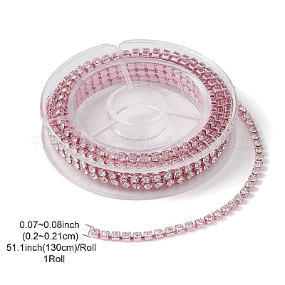 Электрофорез латунь горный хрусталь страз цепи CHC-YW0001-05E-1