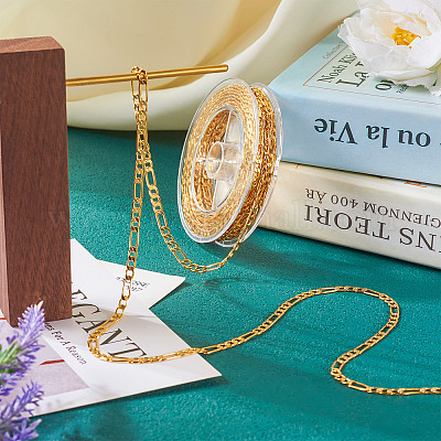 Латунь Figaro цепи CHC-TAC0009-08G-1