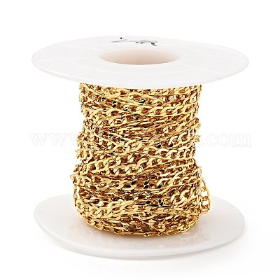 Латунные цепи с кубинским звеном KK-E015-02G-1