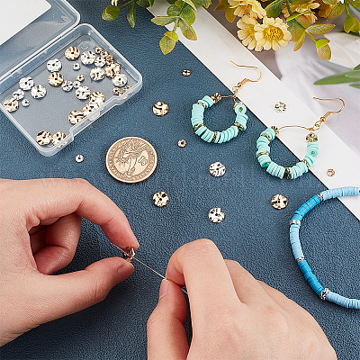 72 шт. 6-х стилевая стойка для гальванизации латунных бусин KK-FH0005-41-1