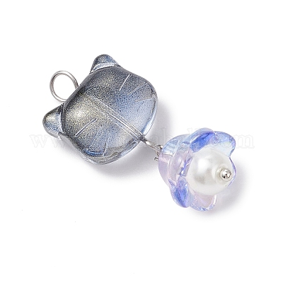 7шт подвески ручной работы лэмпворк PALLOY-JF04245-01-1