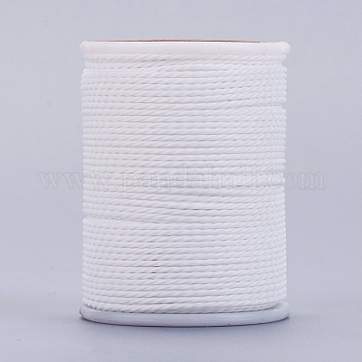 Круглый вощеный полиэфирный шнур YC-G006-01-1.0mm-02-1