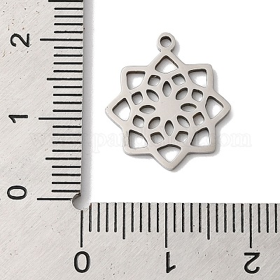 Не тускнеющие подвески из нержавеющей стали 201 STAS-Z068-02P-02-1