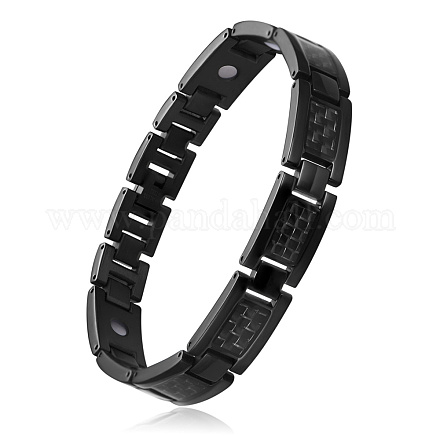Bracelets de bande de montre de chaîne de panthère d'acier inoxydable de Shegrace JB660A-1