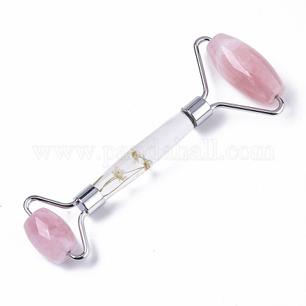 Outils de massage en quartz rose naturel G-R466-01P-1