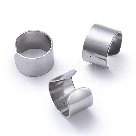 Unisex 304 Stainless Steel Cuff Earrings EJEW-P135-03A-1