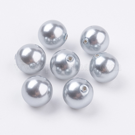 Perla de concha perlas medio perforadas BSHE-G016-10mm-04-1